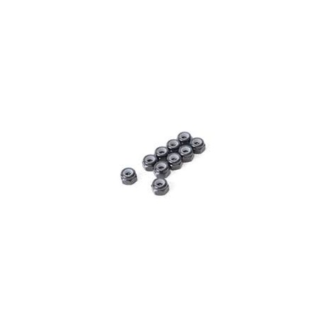 M3 Steel Nyloc Nuts 10pcs