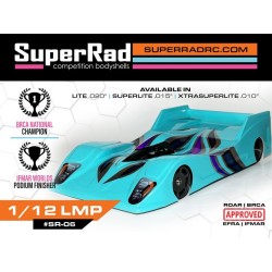 SuperRad 1/12 Pro Race body Super Light