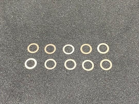 Front axle shims (3/16