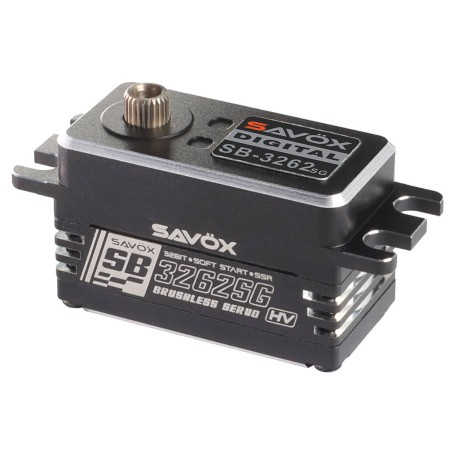 SAVOX HV LOW PROFILE BRUSHLESS CNC SERVO 28KG/0.08s@7.4V