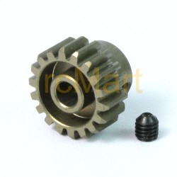 ALUMINIUM HARD COATED PINION 0.6 22T FOR TAMIYA CAR KITS