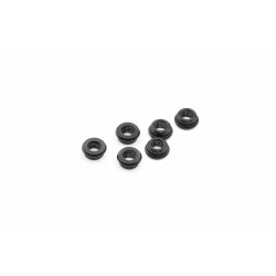 Roche - M2.5x8mm Cap Head Wheel Screw, Black, 8 pcs