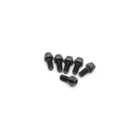 Roche - M2.5x8mm Cap Head Wheel Screw, Black, 8 pcs