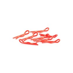 Small Body Clip 1/10 - Fluro Red (8)