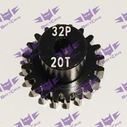 BattCave Aluminum 32dp Pinion Gear 20T