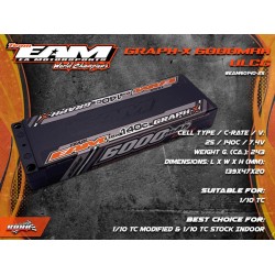 Team EAM 6000mah 140C 2S ULCG Pack