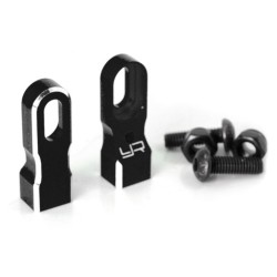 Yeah Racing Aluminum Height Adjustable Servo Mount For 1/10 Black