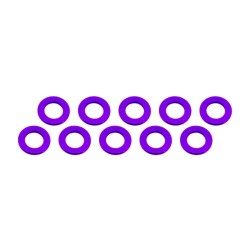 Aluminum Spacer 3x5.5x1.5mm, PURPLE, 10 pcs