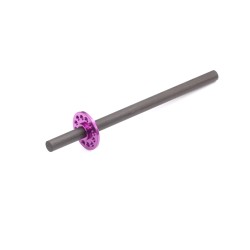 Carbon Solid axle Purple