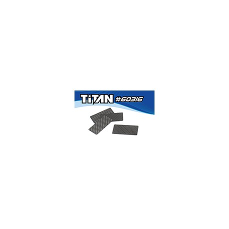 1/10 Touring Car Wing Side Plates 20X40mm (4)
