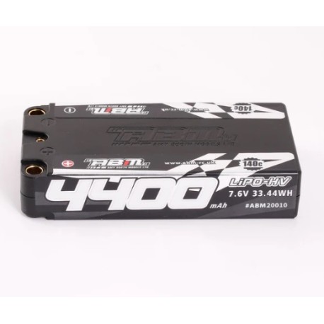 ABM 4400 LCG Shorty 7.6v Lipo-HV 140c 5mm connectors