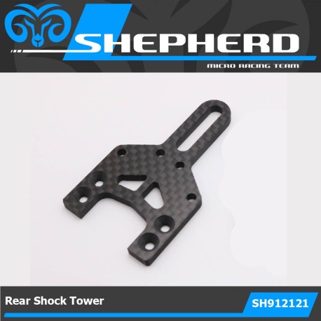 Velox Vertical Mount Shock tower rear carbon