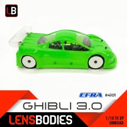 LENS 1/10 ONROAD BODY GHIBLI 3.0 ULTRA Light Weight