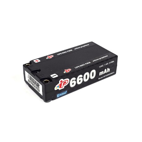 Intellect LiPo LiHV 6600mAh 2S 25.1mm Shorty 7.6v