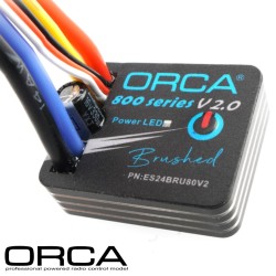 ORCA 800 Series V2.0 – brushed electronic speed controller with program card