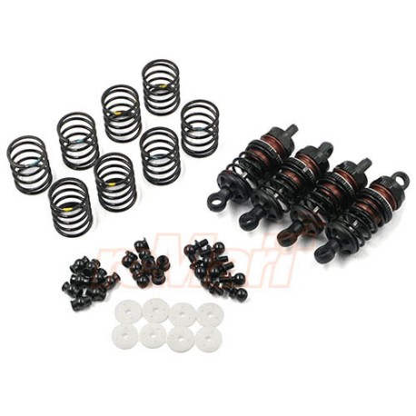 SHOCK-GEAR 50MM DAMPER SET 1/10 TC/MINI GREY