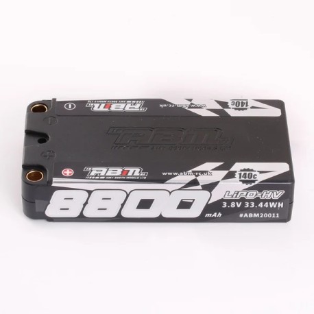 ABM 8800 Pan Car Style 3.8V Lipo-HV 140c 5mm Connectors