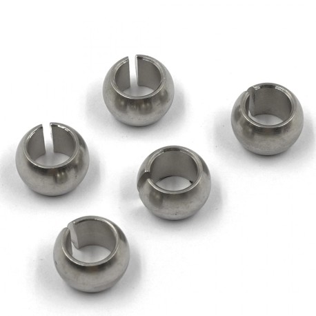 Xtra Speed Stainless Steel Low Friction Suspension Ball 5pcs For Tamiya TT01 TT02