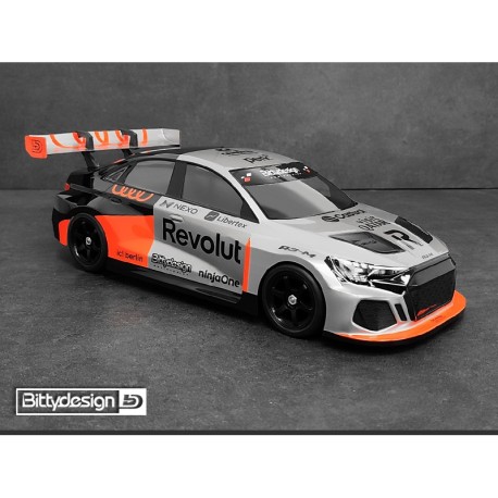 Bittydesign A3-M M-Chassis 210-225mm Clear Bodyshell