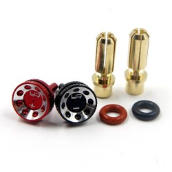 Yeah Racing Adjustable Bullet Plug Grips w/5mm Bullets