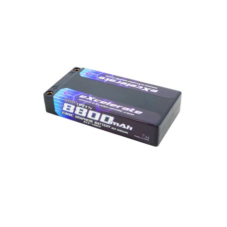 eXcelerate ION Graphene 1S 130C LiPO 3.7V 8800mAh 5mm
