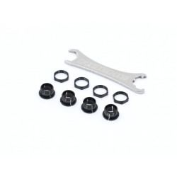 Aluminium Pivot Ball Bushing and nut set