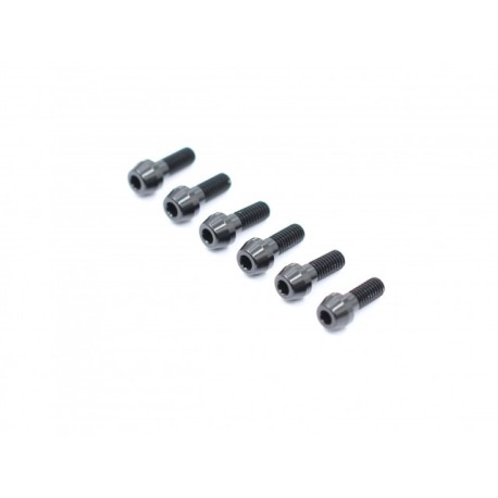 Roche M3x8mm Cap Head Wheel Screw, Black