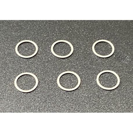 1/12 Rear axle shims (6.4x0.5mm)