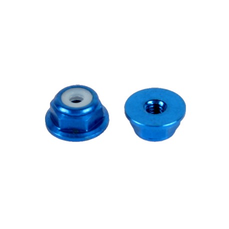 M2 Aluminium Nylon Nut with Flange (8pcs /Pack)