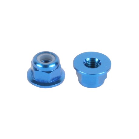 M3 Aluminium Nylon Nut with Flange (8pcs /Pack)