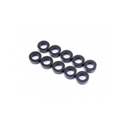 Destiny RX-10 2.5x5.5x0.5mm Aluminium Spacer Black 10pcs