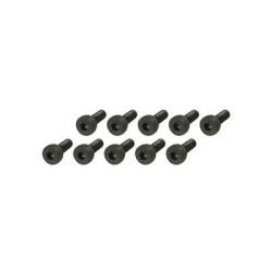 M2.5 x 8 Black Aluminium soc Cap screws 10pcs