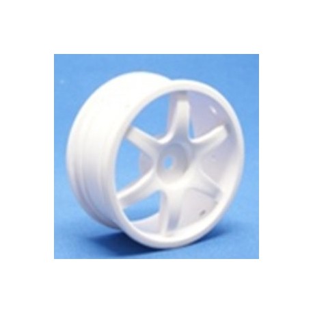 Ride 6 Spoke Nylon Wheel Set - White 4pcs