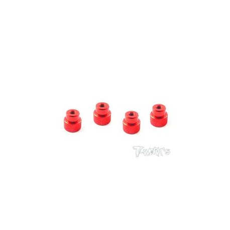 Aluminum Nut for 1/10 Set-up Wheel 4pcs