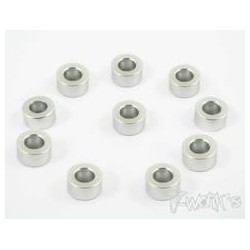 Aluminum 3mm Bore Washer 3.0mm 10pcs Silver