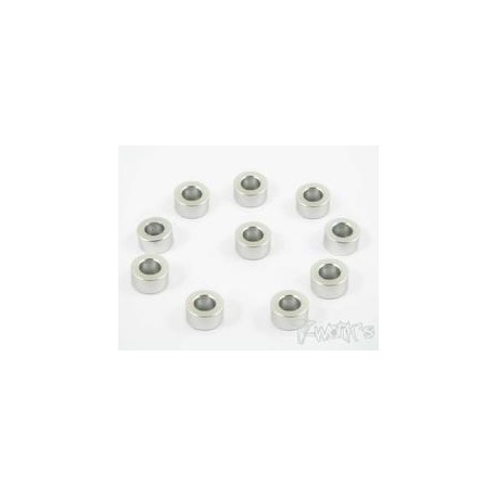 Aluminum 3mm Bore Washer 3.0mm 10pcs Silver