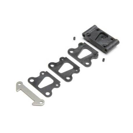 Front Pivot, w/Brace & Kick Shims: All 22