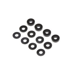 M3 Caster Block Alum Washer Set, Black (4ea)