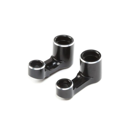 Bell Crank Set, Aluminum, Black: 22 5.0