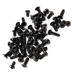 Titanium screw set black V8.2