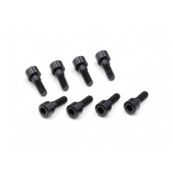 Roche - M2.5x8mm Cap Head Wheel Screw, Black, 8 pcs