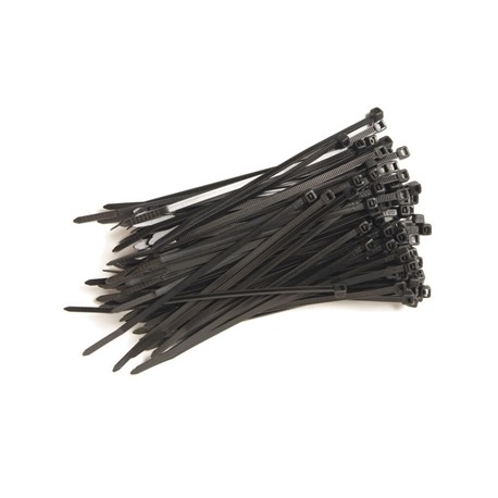 Black Nylon Strap Small 100pcs (Cable ties)