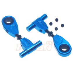 ALUMINUM ADJUSTABLE FRONT UPPER ARM SET FOR TAMIYA TT02