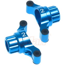 ALUMINUM REAR HUB/KNUCKLE ARM 2 DEGREE FOR TAMIYA TT02