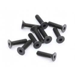 Roche - M2.5x10mm Flathead Screw, 10 pcs