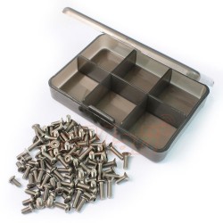 TITANIUM SCREW ASSORTED SET W/ FREE MINI BOX FOR TAMIYA TT02