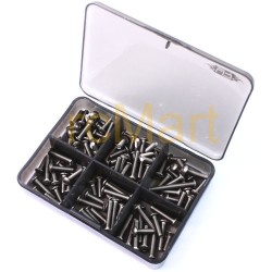 TITANIUM SCREW ASSORTED SET W/ FREE MINI BOX FOR TAMIYA TT01E