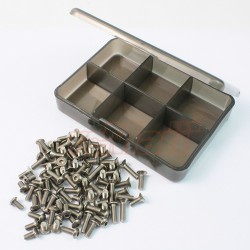 TITANIUM SCREW ASSORTED SET WITH FREE MINI BOX FOR TAMIYA M07