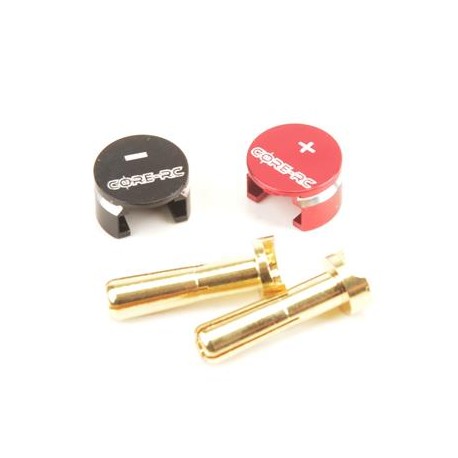 CORE RC HEATSINK Low Pro BULLET PLUG GRIPS 4mm