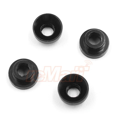 ALUMINUM SERVO WASHER M3 THREAD 4PCS BLACK